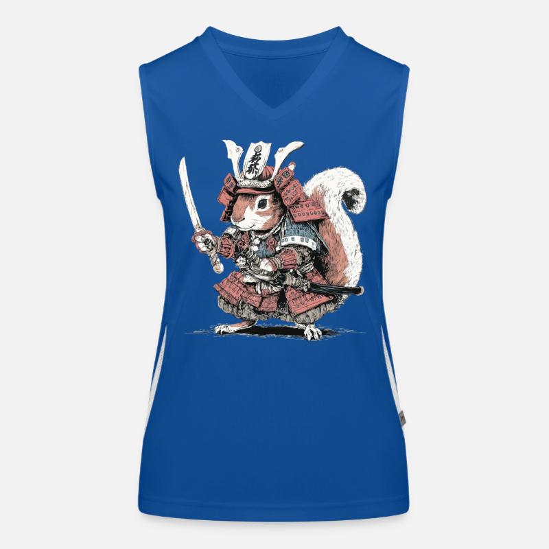 Armure Samouraï Écureuil Débardeur respirant contrasté Femme