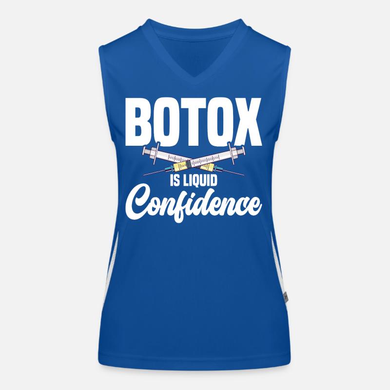  Cosmetic Nurse Botox is liquid confidence Women's Functional Contrast Tank Top