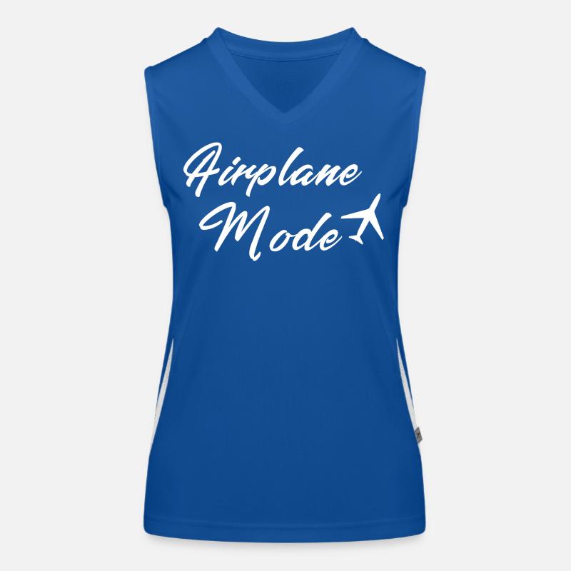 Airplane Mode On Do Not Disturb Aesthetic Women's Functional Contrast Tank Top