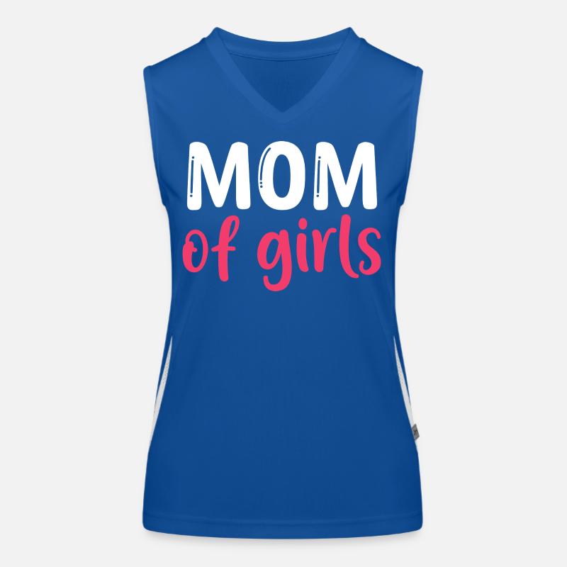 Mutter der Mädchen – Beste Mutter – Muttertag Funktionelles Kontrast-Tank Top für Frauen