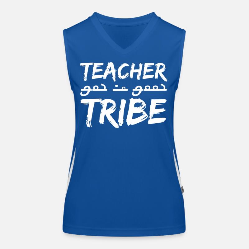 Teacher Tribe Women's Functional Contrast Tank Top