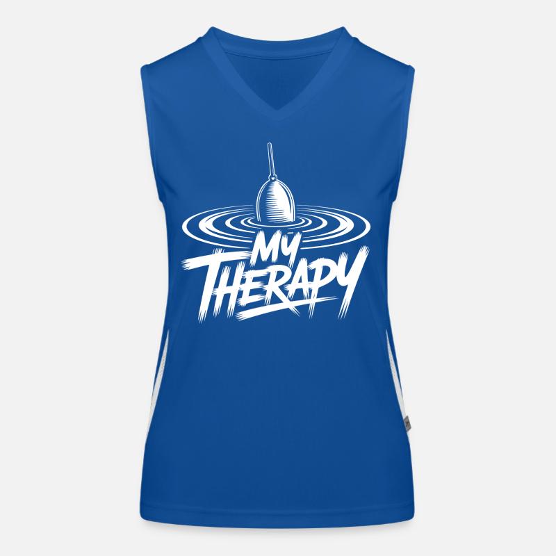 Fishing Therapy Women's Functional Contrast Tank Top