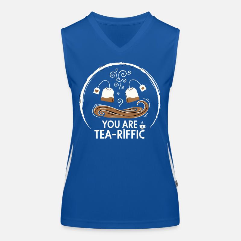 Tee Wortwitz Funktionelles Kontrast-Tank Top für Frauen
