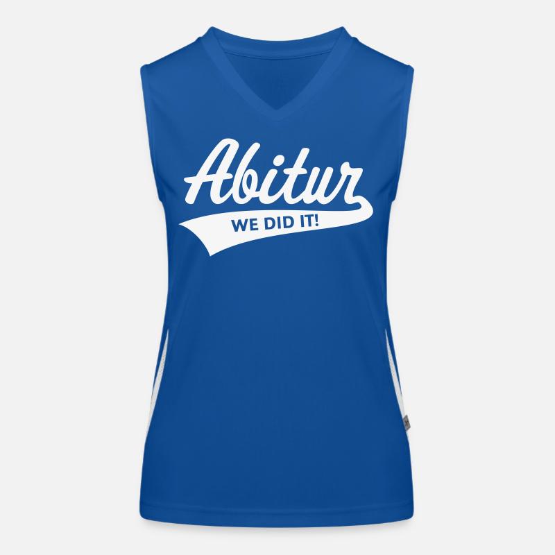 Abitur – We Did It! (Graduation Class / W) Women's Functional Contrast Tank Top