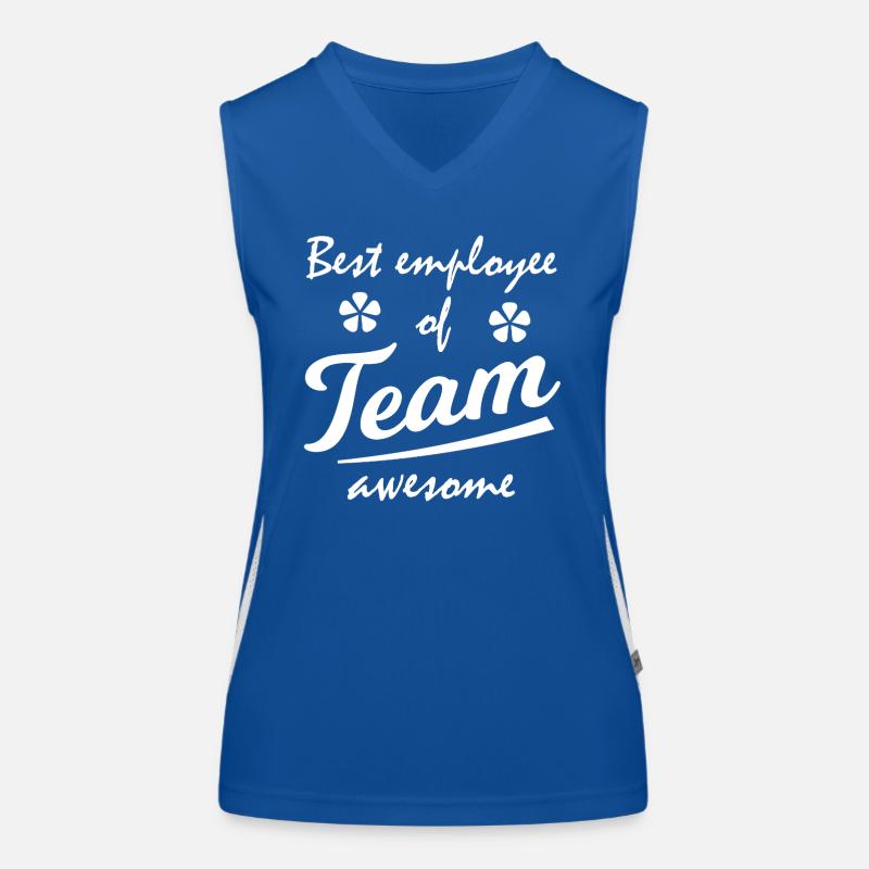 Best Employee Team Awesome Funktionelles Kontrast-Tank Top für Frauen