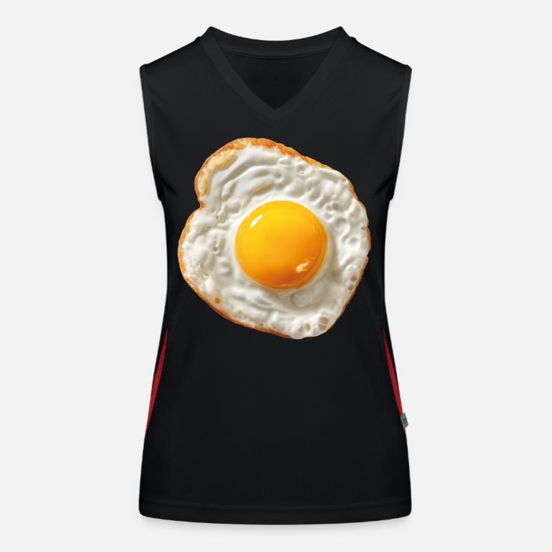 Spiegelei Funktionelles Kontrast-Tank Top für Frauen