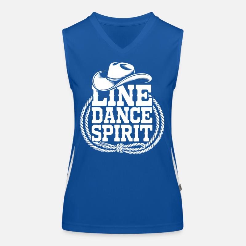 Line Dance Style Funktionelles Kontrast-Tank Top für Frauen