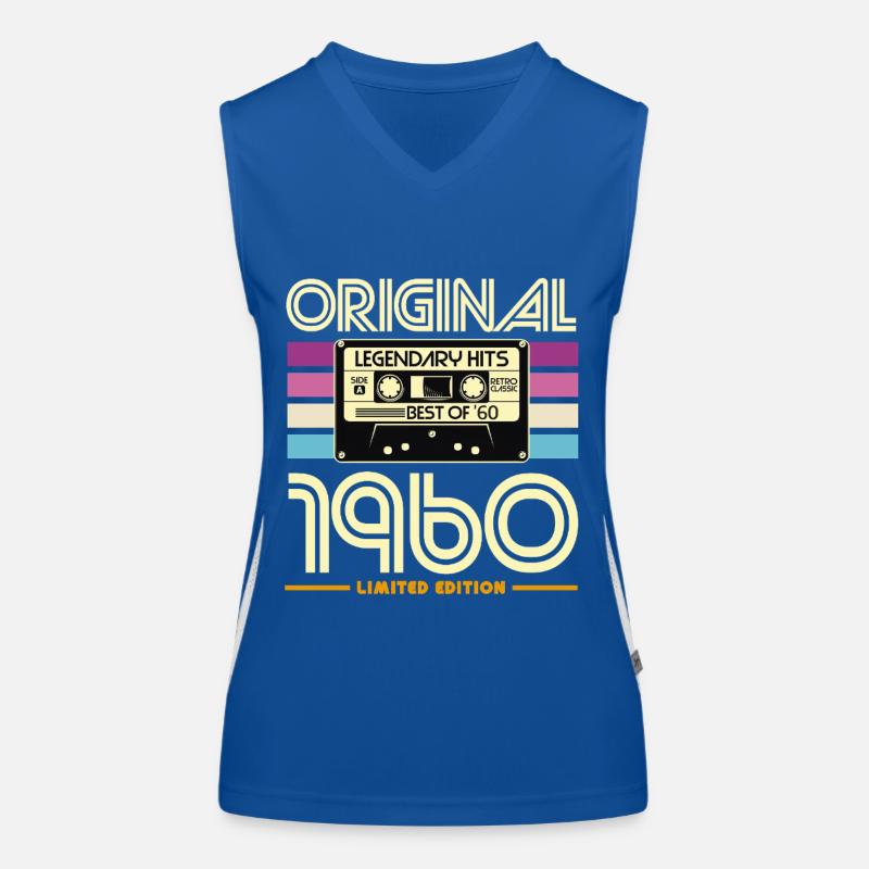 Original 1960 Cassette Retro Débardeur respirant contrasté Femme