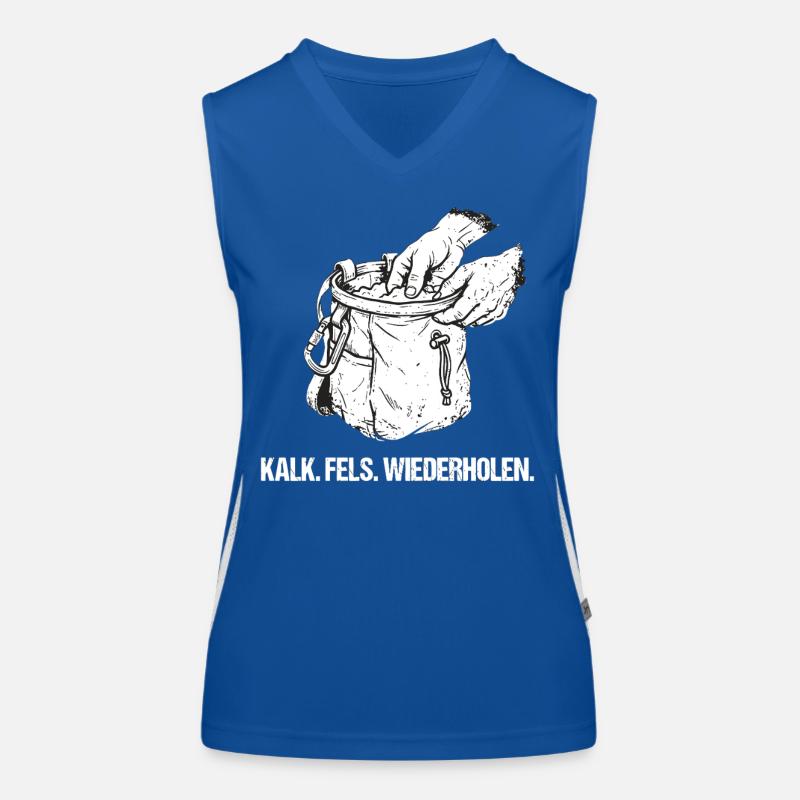 Klettern Bouldern Chalkbag Chalk Funktionelles Kontrast-Tank Top für Frauen