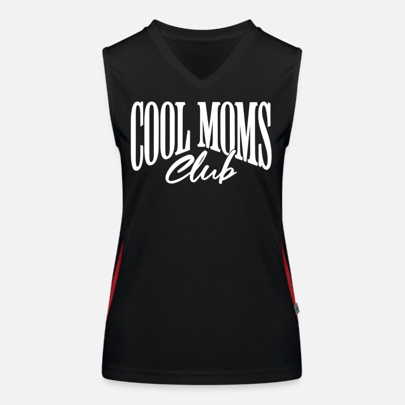 Cool Moms Club Funktionelles Kontrast-Tank Top für Frauen