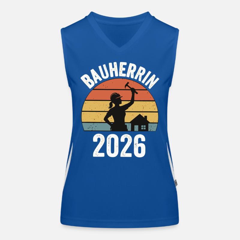 Constructeur 2026 Maison vintage rétro Débardeur respirant contrasté Femme