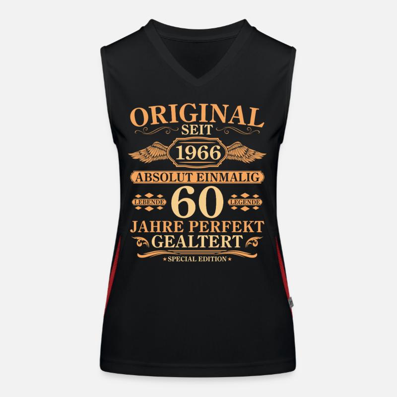 Original seit 1966 Baujahr 60. Geburtstag Funktionelles Kontrast-Tank Top für Frauen