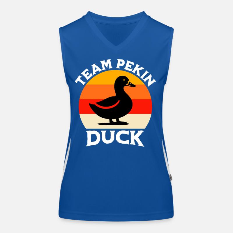 Équipe Canard laqué Débardeur respirant contrasté Femme