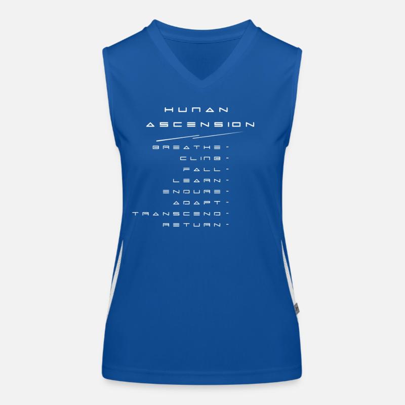 Human ascension Women's Functional Contrast Tank Top