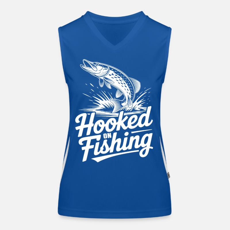Hooked on Fishing Women's Functional Contrast Tank Top
