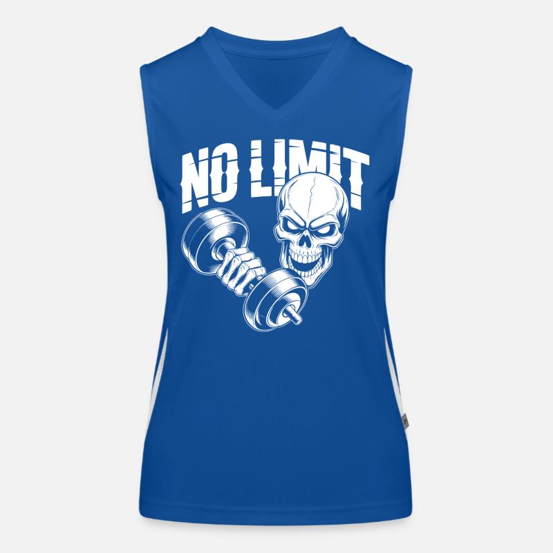Skull Workout Funktionelles Kontrast-Tank Top für Frauen