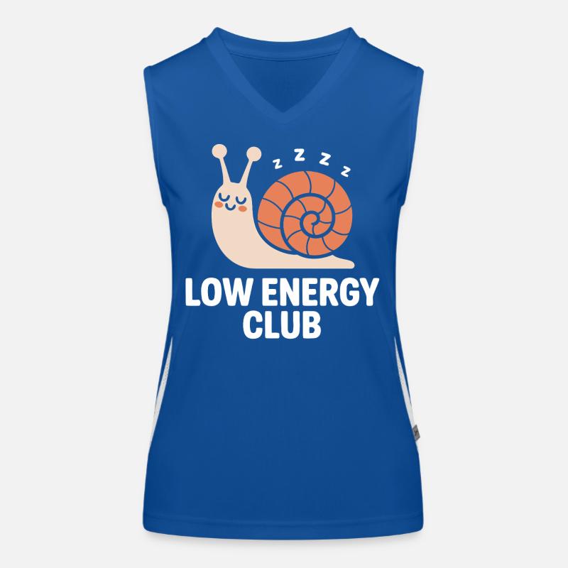 Langsame Schnecke Club Funktionelles Kontrast-Tank Top für Frauen