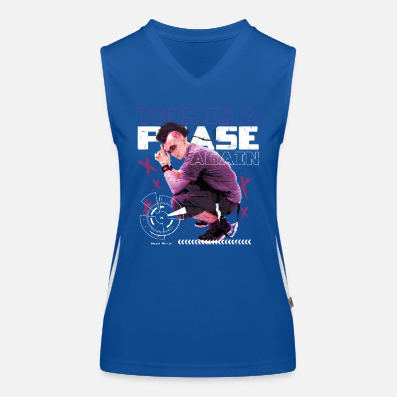 Punk For A Day This Is A Phase Again Funktionelles Kontrast-Tank Top für Frauen