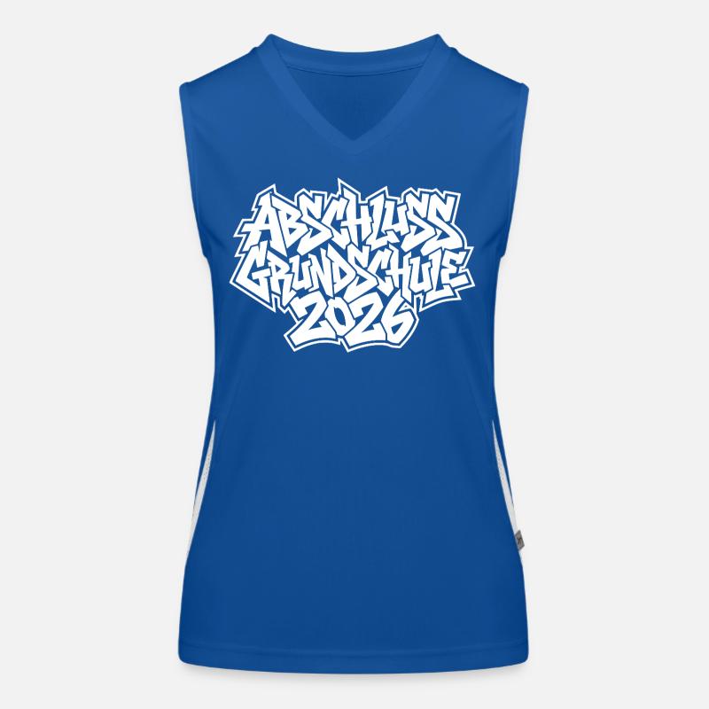 Elementary School Graduation 2026 Graffiti Women's Functional Contrast Tank Top