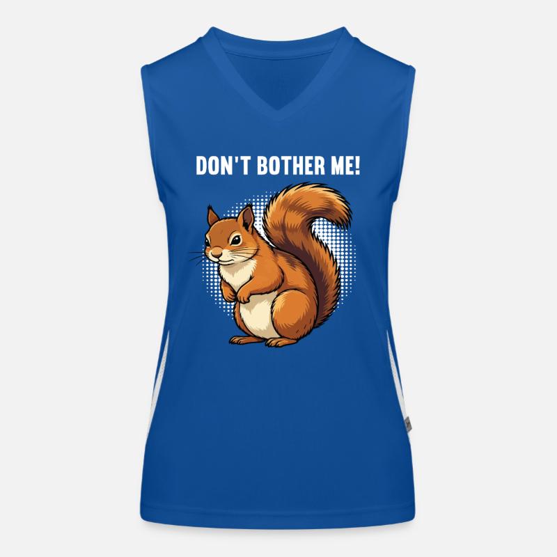 Don't Bother Me Squirrel Squirrel Rodent Women's Functional Contrast Tank Top