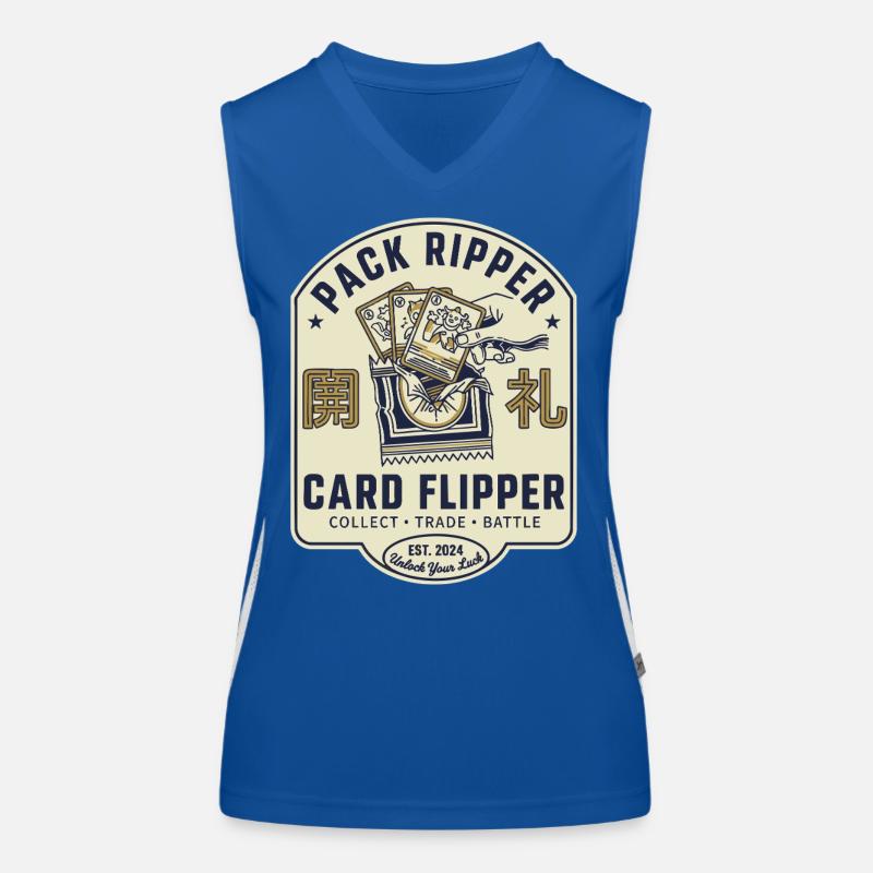 Pack Ripper, Flipper Collectionnant Trade Battle Crew Débardeur respirant contrasté Femme