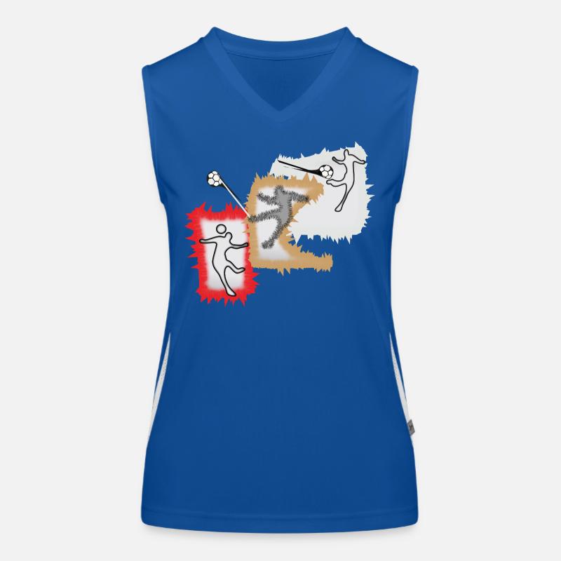 Dynamischer Ballspieler Funktionelles Kontrast-Tank Top für Frauen