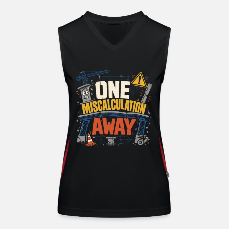 Bridge Engineer Civil Engineering Women's Functional Contrast Tank Top