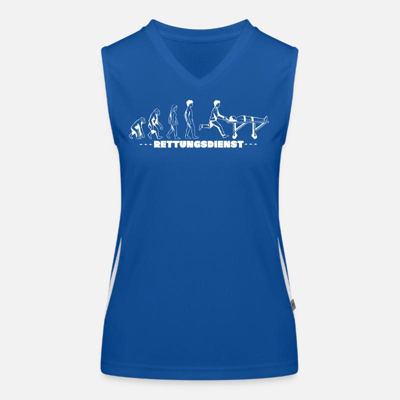 Rettungsdienst Evolution Funktionelles Kontrast-Tank Top für Frauen