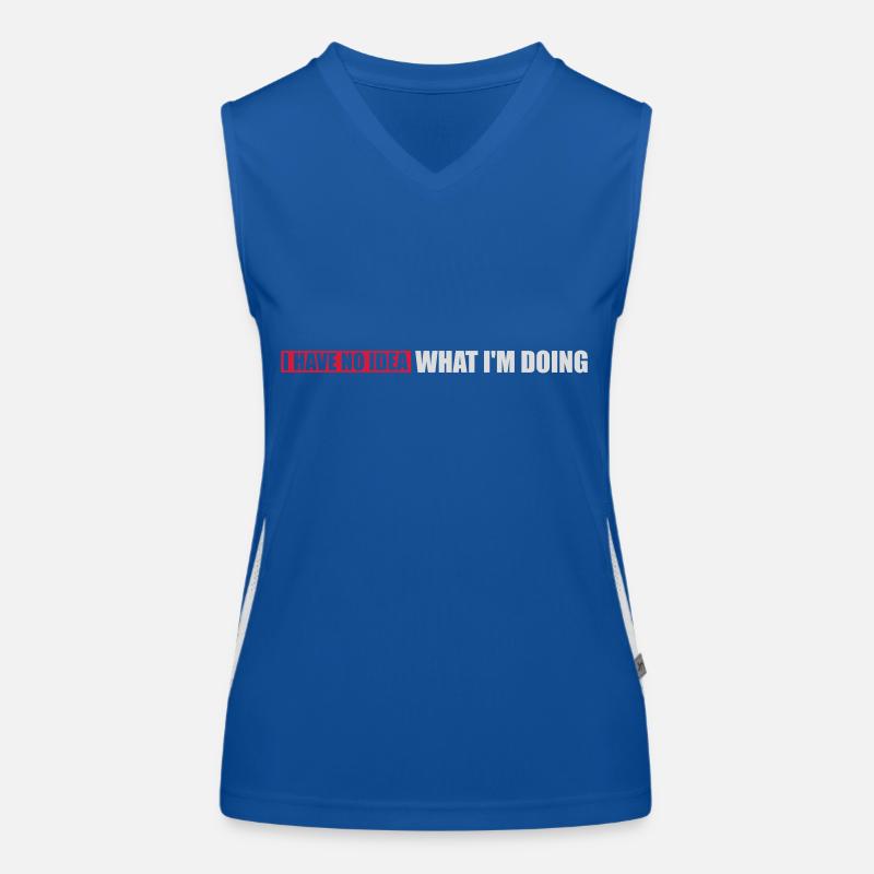 Aucune idée Débardeur respirant contrasté Femme