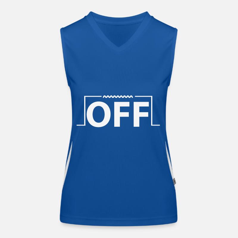Off Funktionelles Kontrast-Tank Top für Frauen