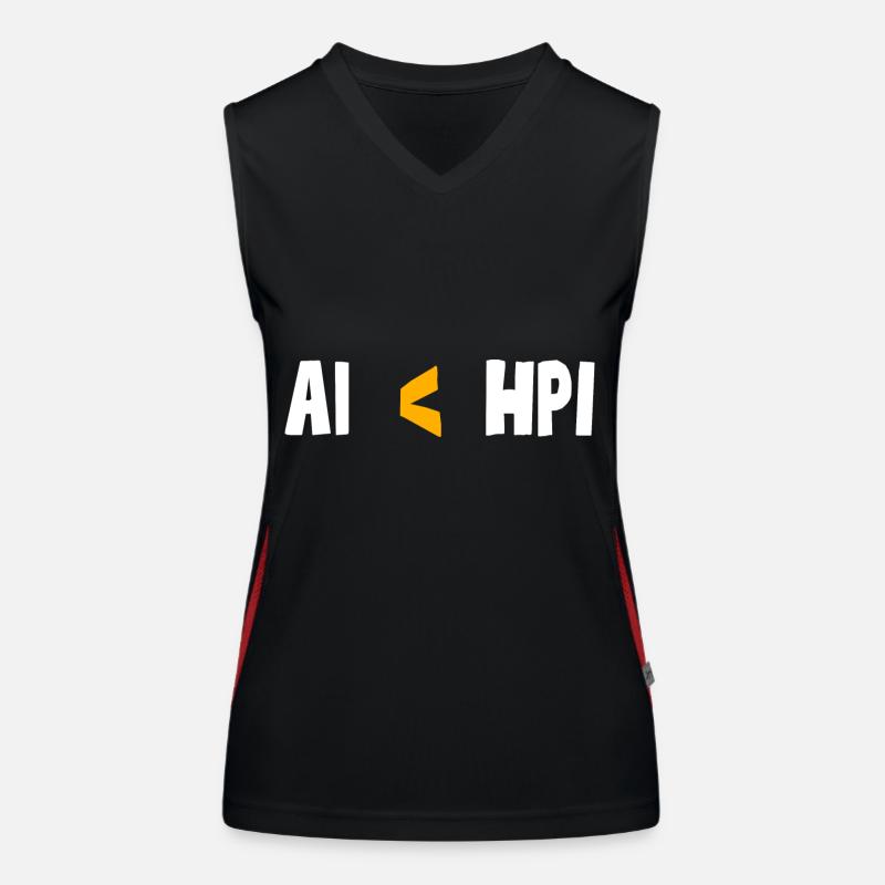 Intelligence artificielle est moins que mon HPI Débardeur respirant contrasté Femme