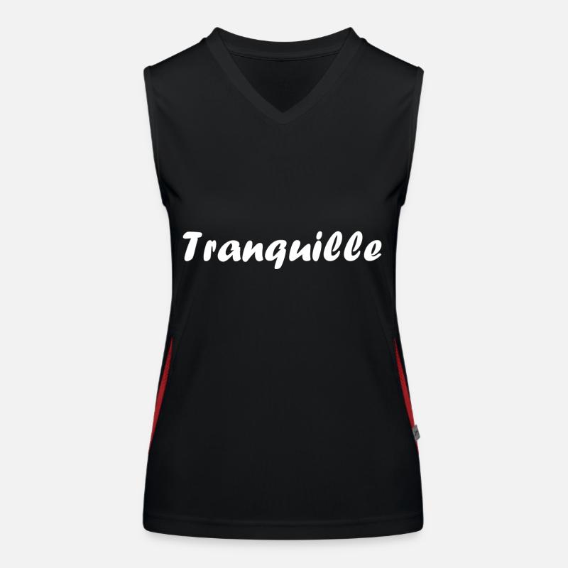 Tranquille Débardeur respirant contrasté Femme