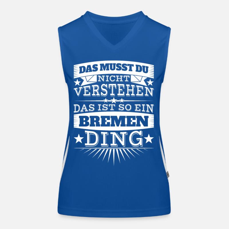 Bremen Funktionelles Kontrast-Tank Top für Frauen