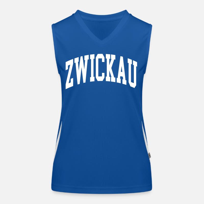 Zwickau Funktionelles Kontrast-Tank Top für Frauen