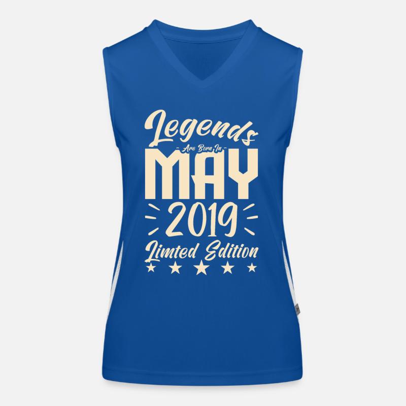 Geboren Mai 2019 Geburtstagsgeschenk 2019. Funktionelles Kontrast-Tank Top für Frauen
