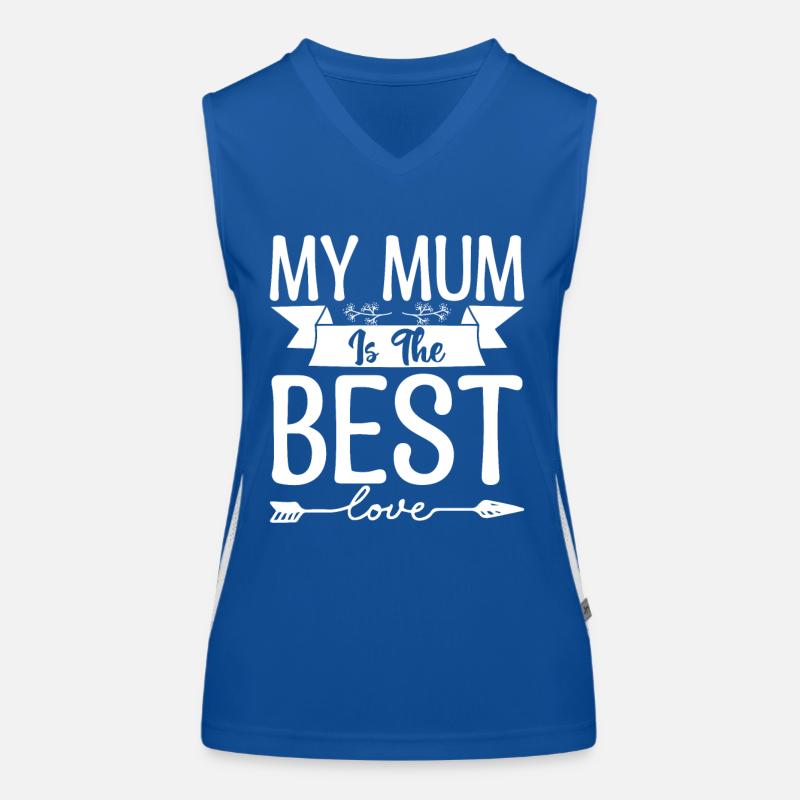 Meine Mutter ist die Beste. Mama zu genial. Funktionelles Kontrast-Tank Top für Frauen