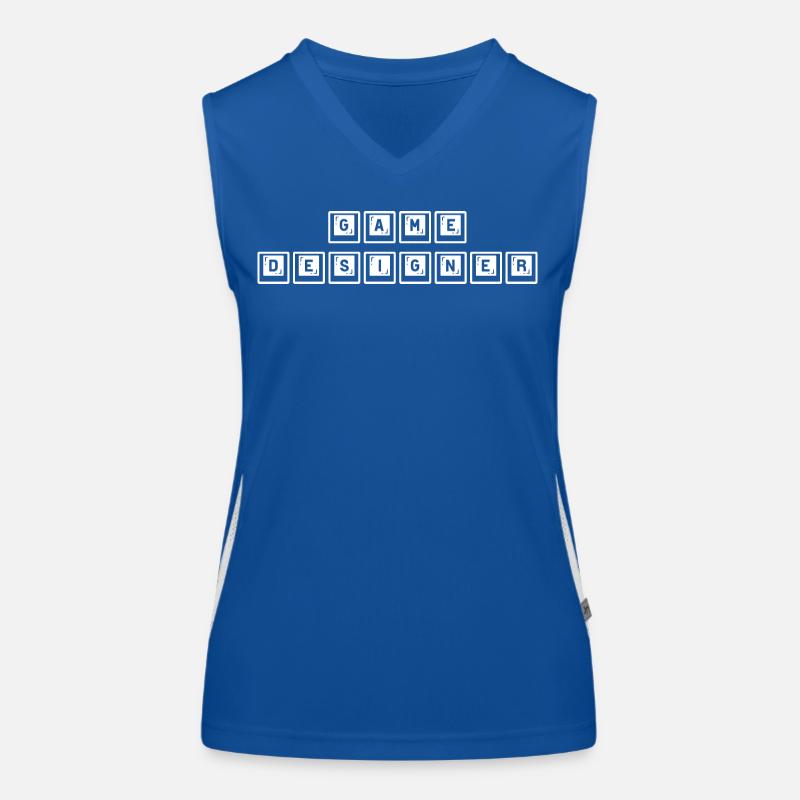 Clavier de conception de jeu Débardeur respirant contrasté Femme