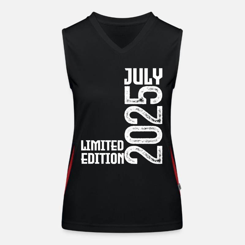 Geschenk Juli 2025. Geburtstag Juli 2025. Funktionelles Kontrast-Tank Top für Frauen