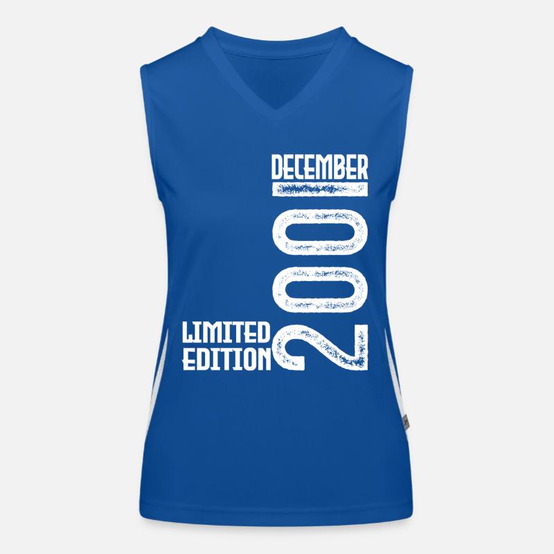 Geburtstagsgeschenk Dezember 2001. Dezember 2001. Funktionelles Kontrast-Tank Top für Frauen