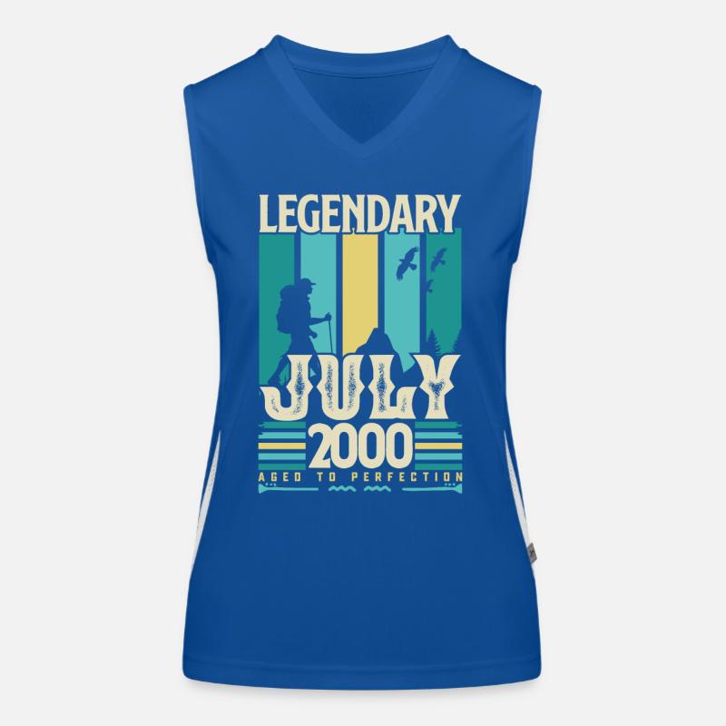 July 2000 Birthday Gift, Vintage July. Women's Functional Contrast Tank Top