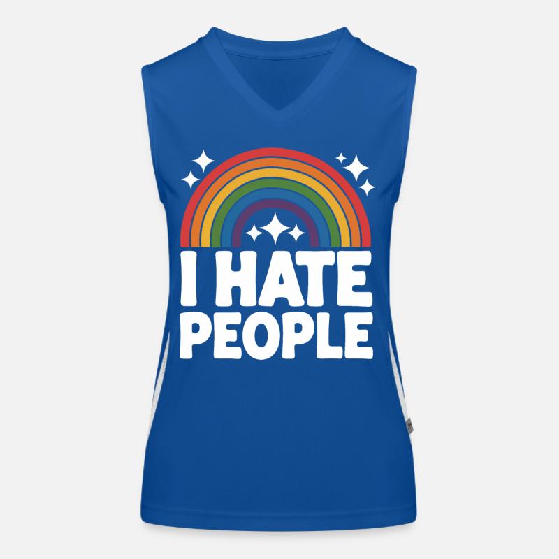 Funny, sarcasm, sarcastic humor, irony Women's Functional Contrast Tank Top