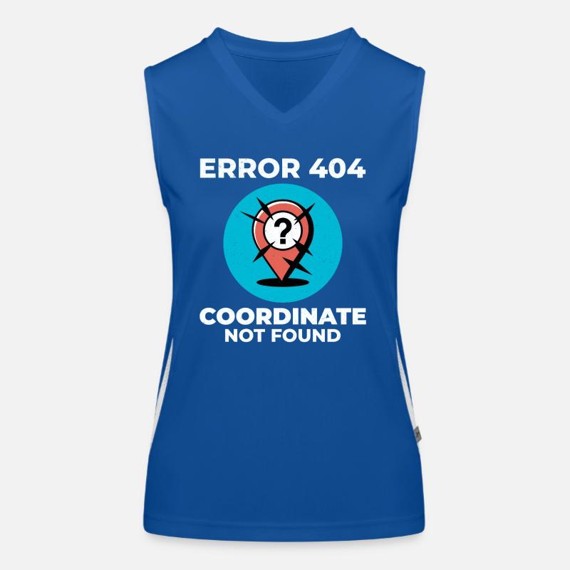 Point d’interrogation Épingle Emplacement perdu Erreur SIG Débardeur respirant contrasté Femme