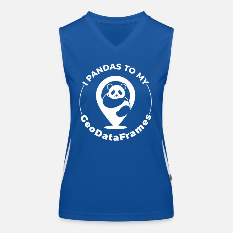 GeoDataFrames Pandas GIS Python Programmierung Funktionelles Kontrast-Tank Top für Frauen