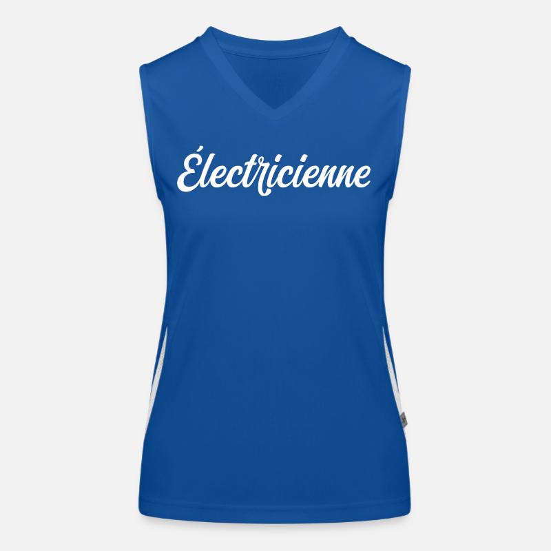 Électricienne Débardeur respirant contrasté Femme