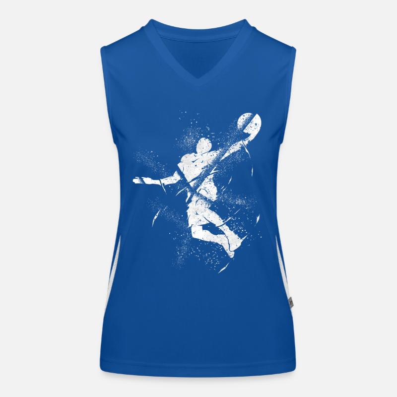 Basketteur Basketteur Dunking Grunge Splash Débardeur respirant contrasté Femme