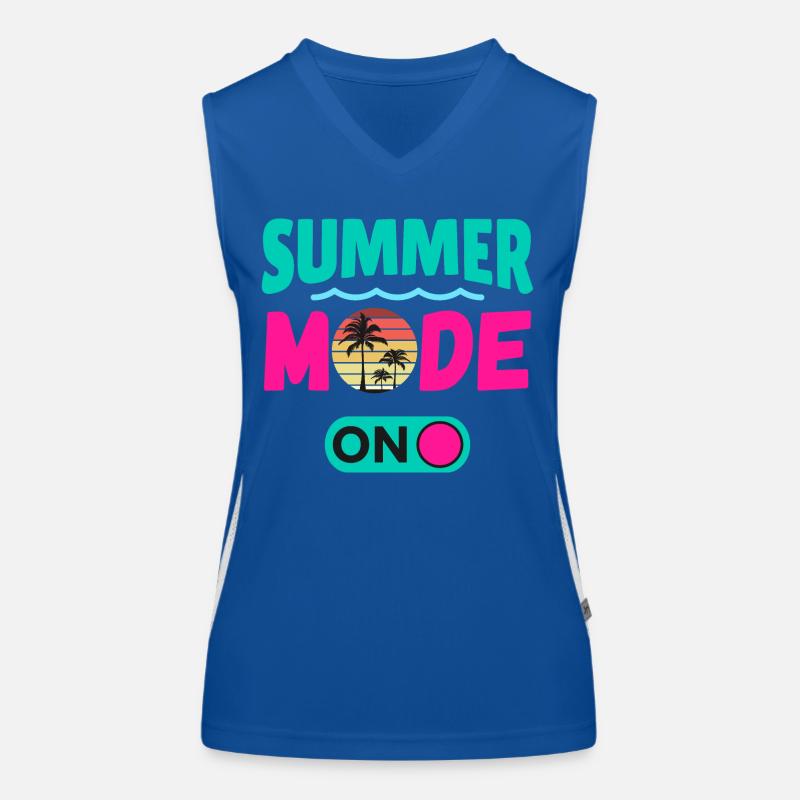 Sommermodus Ein Funktionelles Kontrast-Tank Top für Frauen