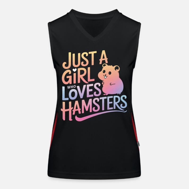 Hamster Débardeur respirant contrasté Femme