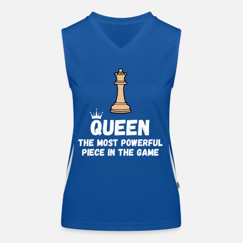 Chess Saying Gift Checkmate Queens Gambit Débardeur respirant contrasté Femme