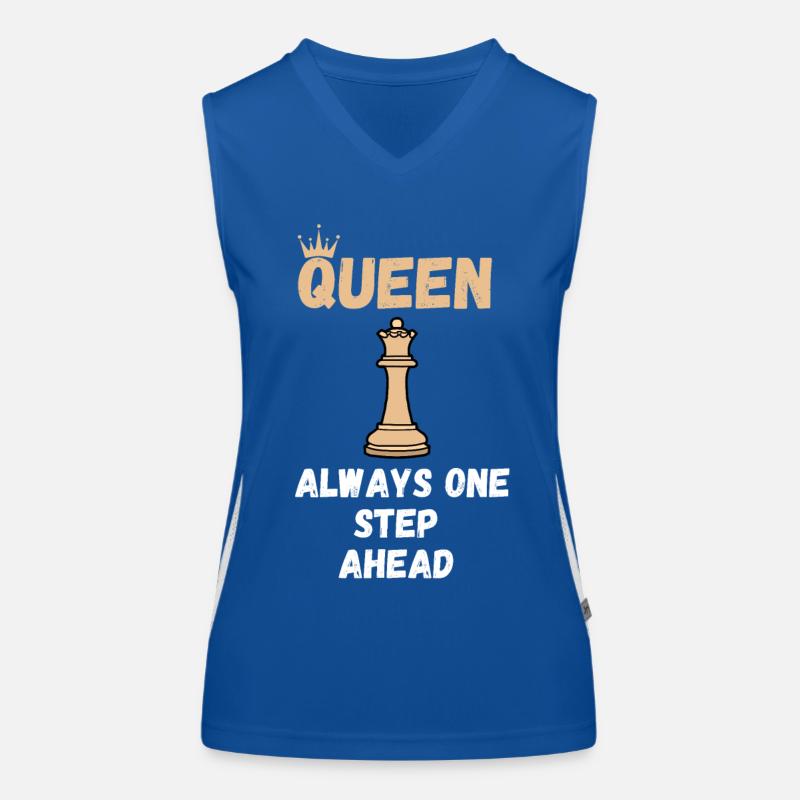 Chess Saying Gift Checkmate Queens Gambit Women's Functional Contrast Tank Top