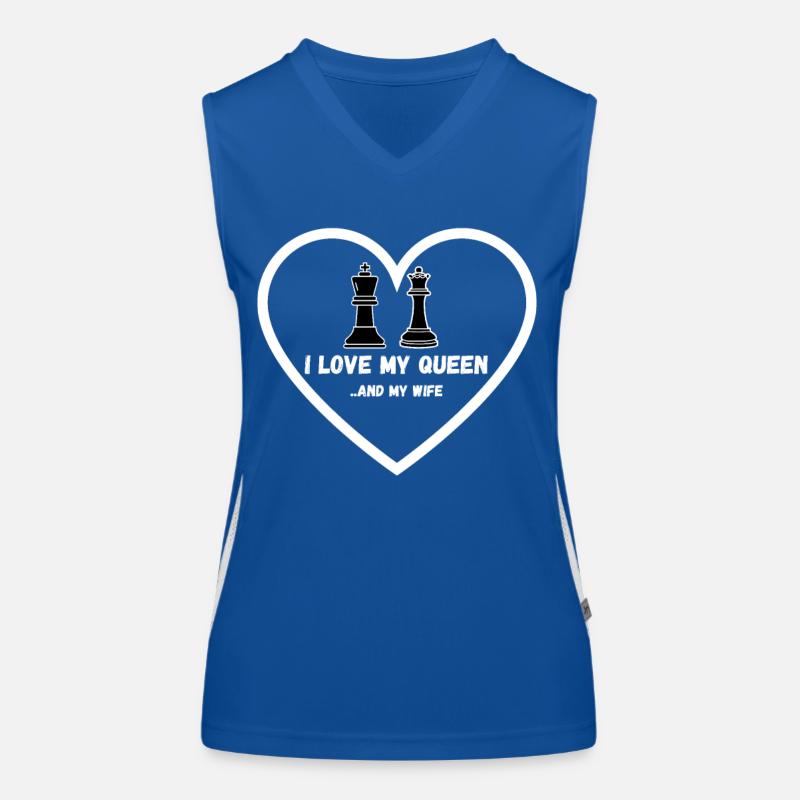 Chess Saying Gift Relationship Queens Gambit Women's Functional Contrast Tank Top